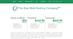 Desktop Screenshot of kiwiwebhost.co.nz